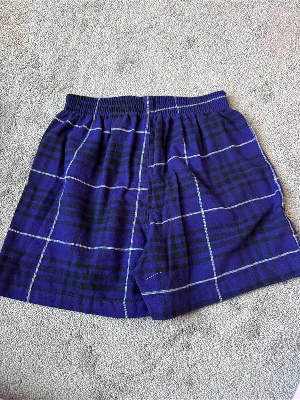 Concepts Sport JMU Plaid Boxer SIZE S Purple James Madison University Lounge
